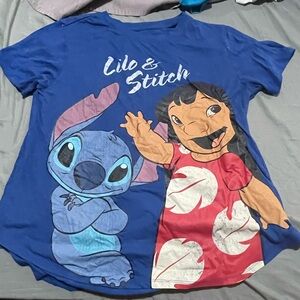 Disney Lilo & Stitch Blue and Red Tee
